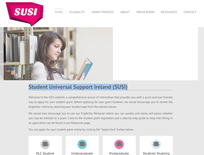 Student Universal Support Ireland SUSI IRD Duhallow