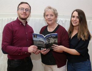 Diarmuid and Siobhán Angland congratulating their Mum Mary